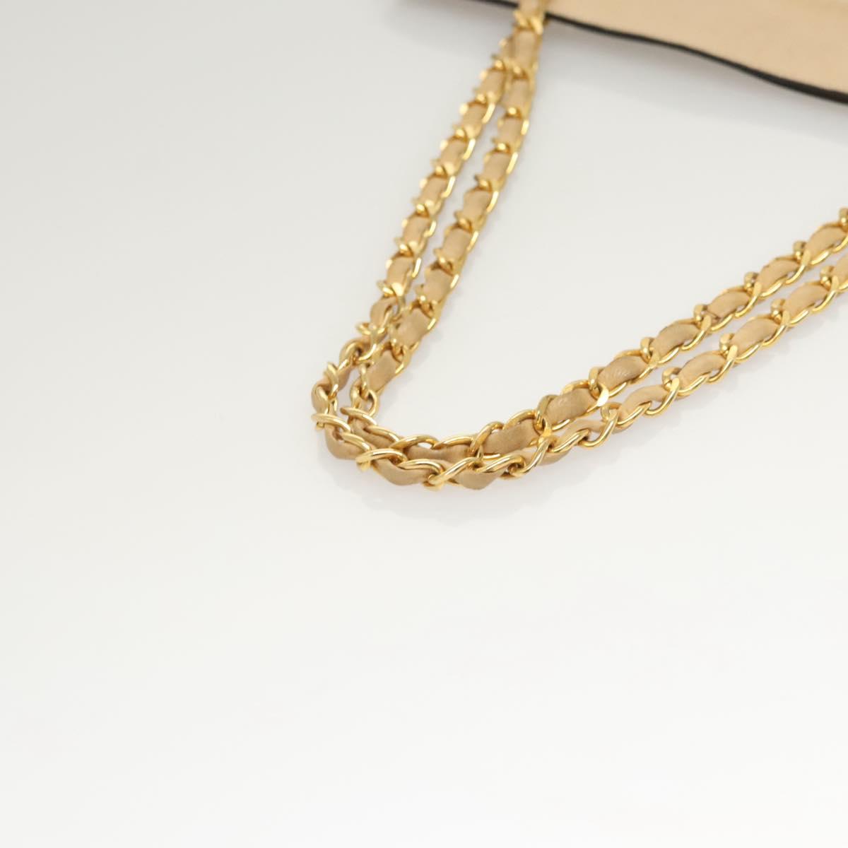 Chanel Quilted Tan Handbag