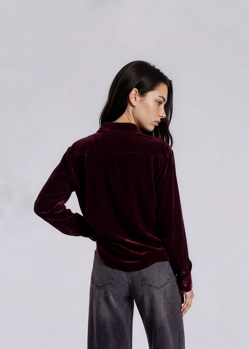 Ralph Lauren Brown Velvet Overshirt
