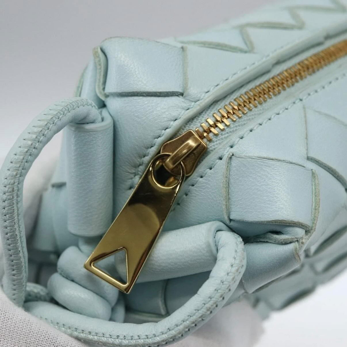 Bottega Veneta Blue Mini Crossbody Bag