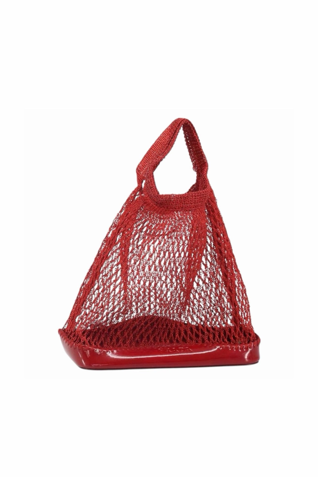Prada Red Mesh Mini Handbag