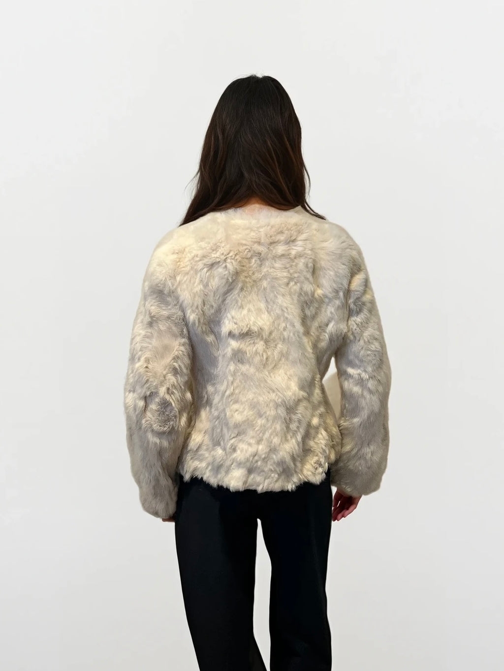 White Fur Short Coat
