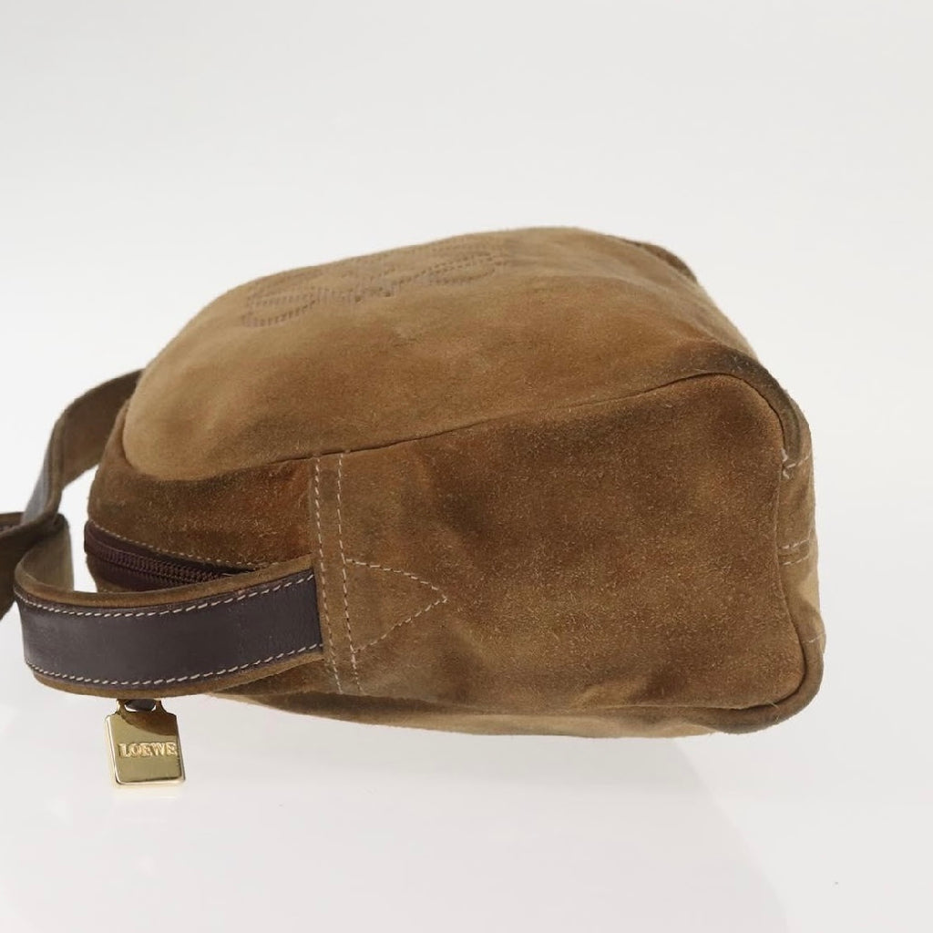 Loewe Tan Suede Crossbody