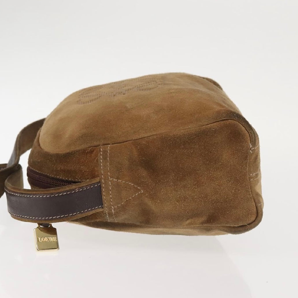 Loewe Tan Suede Crossbody