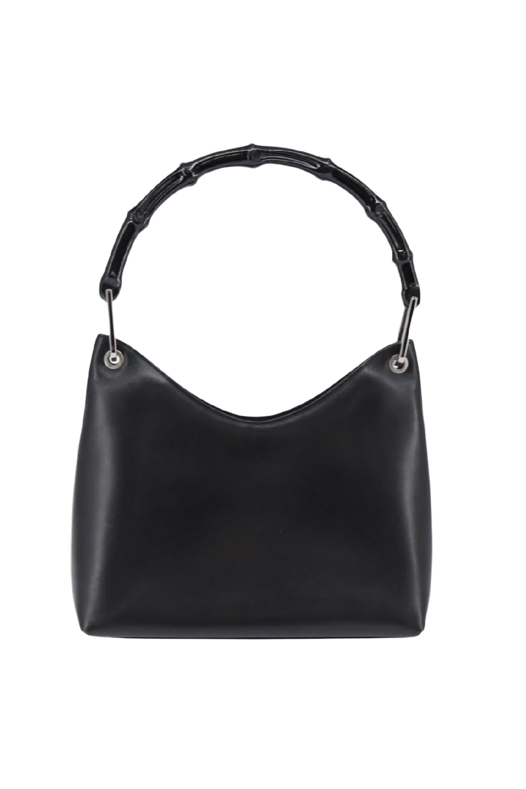 Gucci Black Bamboo Shoulder Bag