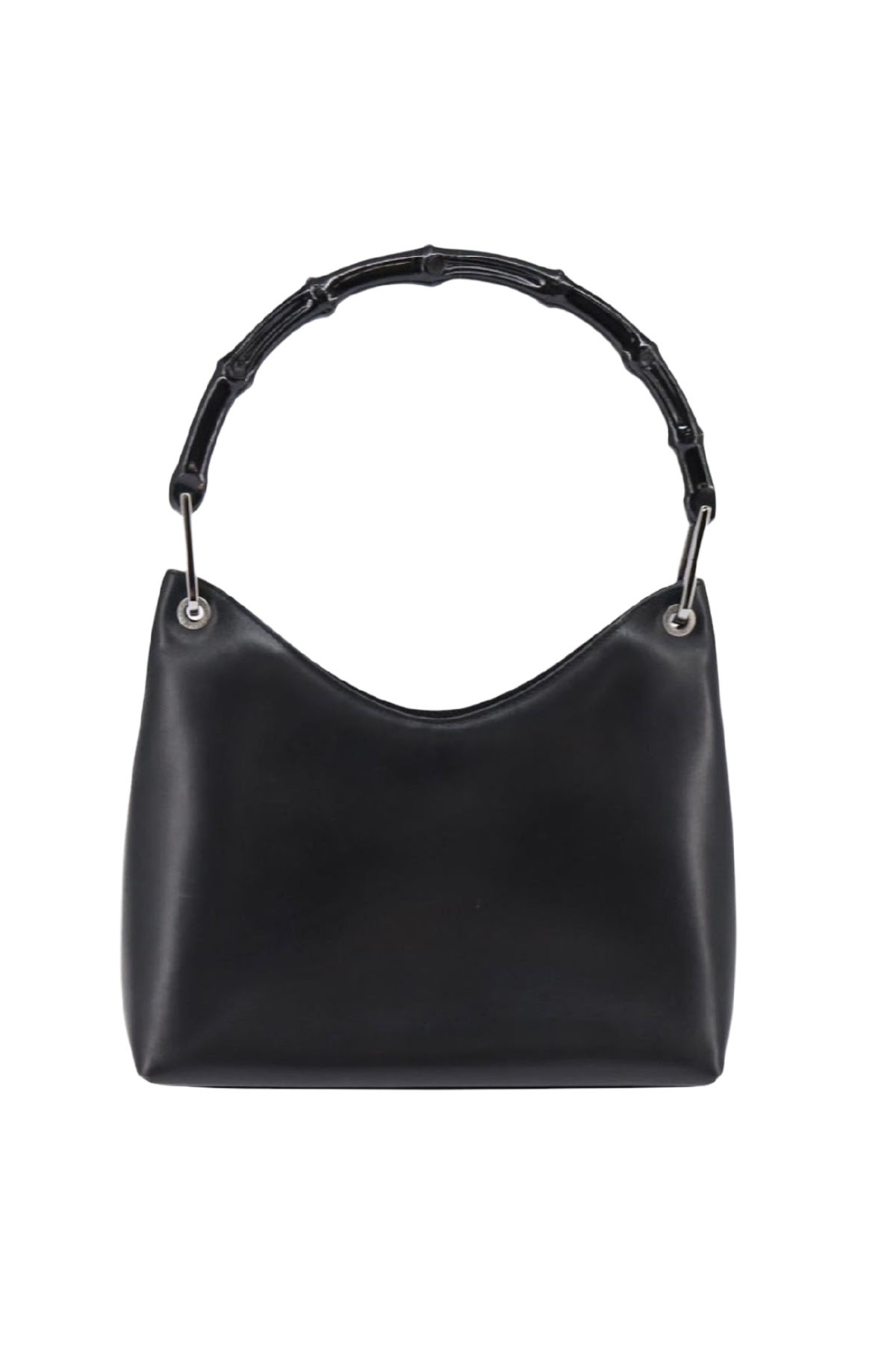 Gucci Black Bamboo Shoulder Bag