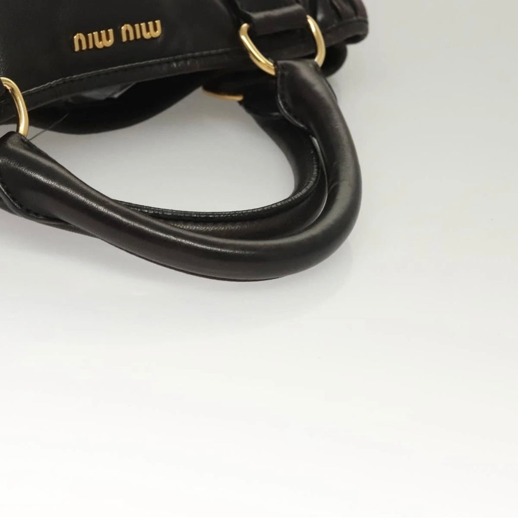Miu Miu Black Leather Tote