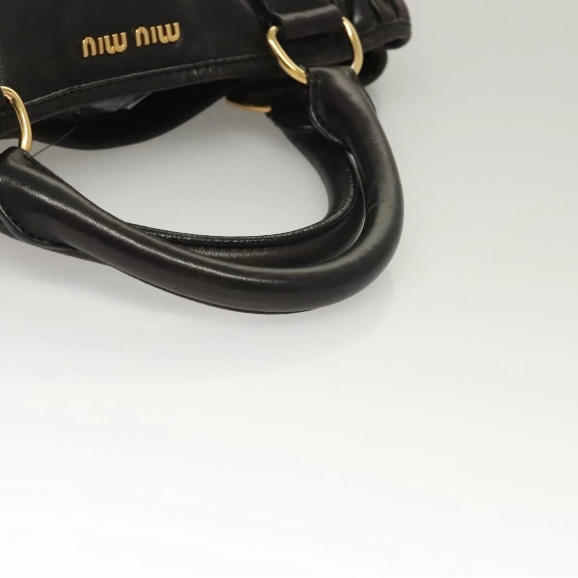 Miu Miu Black Leather Tote