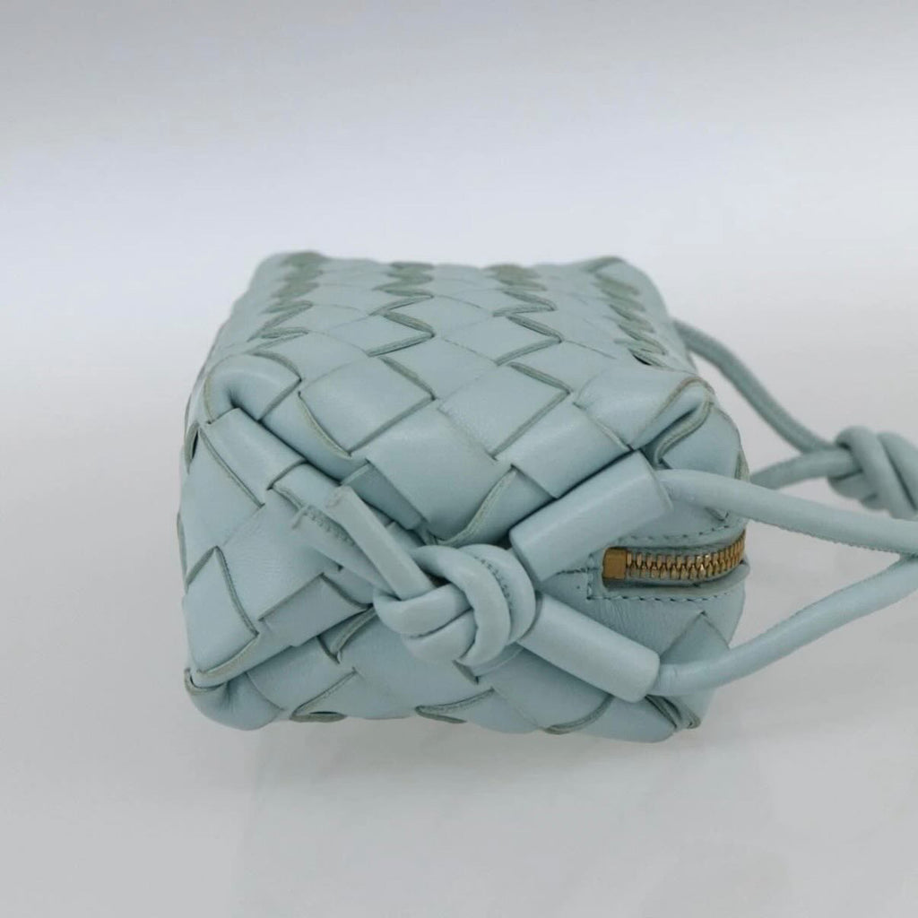 Bottega Veneta Blue Mini Crossbody Bag
