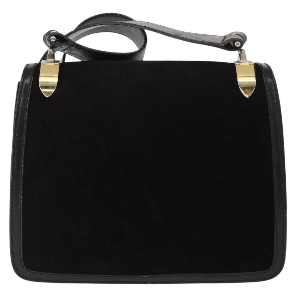 Gucci Black Suede Shoulder Bag
