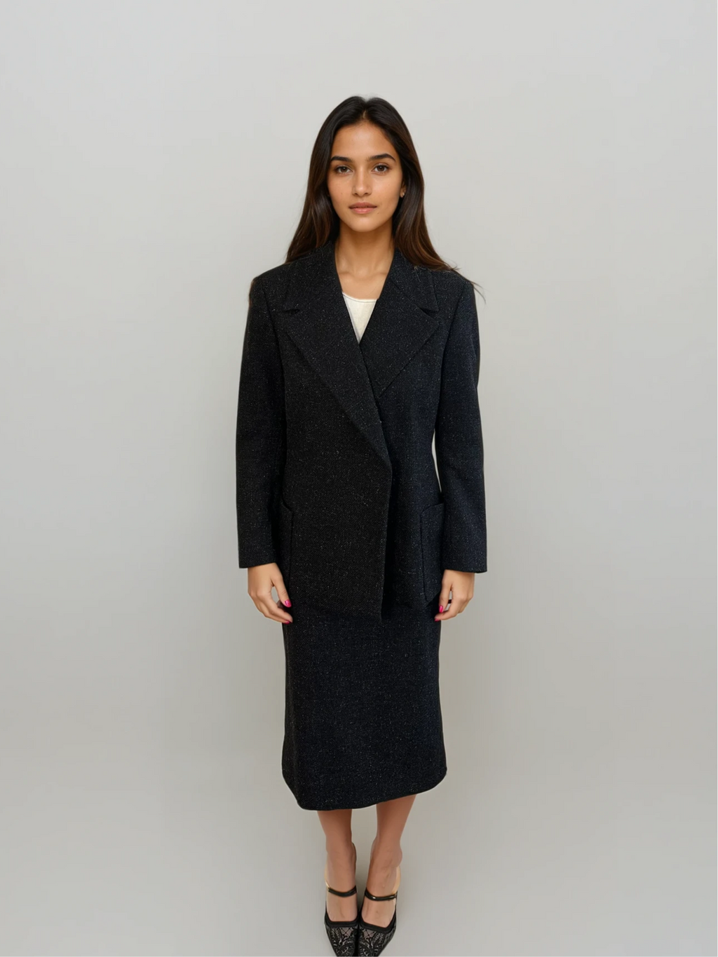 Versace Grey Skirt Set