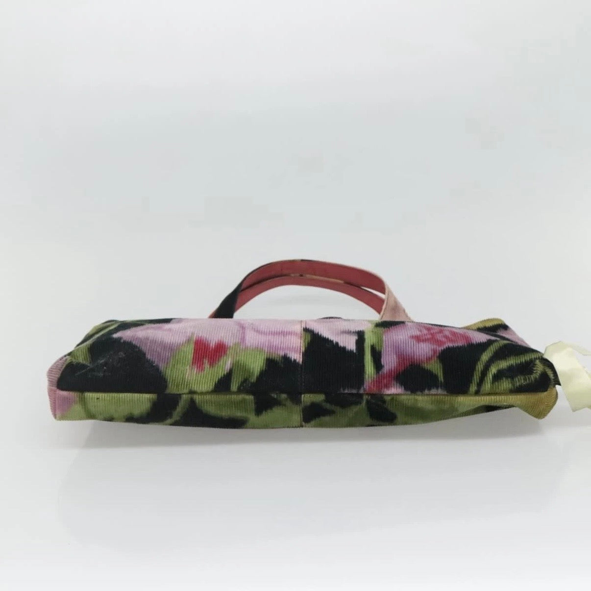 Valentino Corduroy Flower Printed Handbag