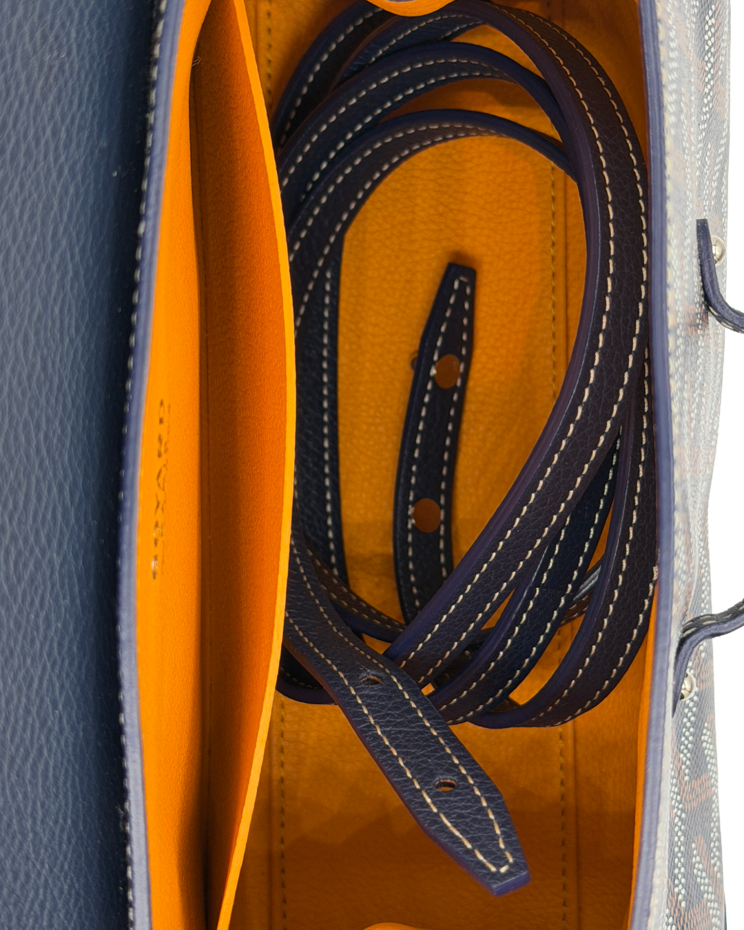Goyard Saïgon Souple Navy Mini Bag