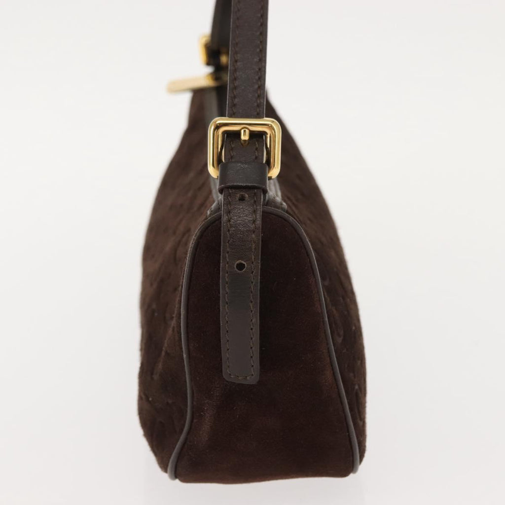 Celine Brown Suede Handbag