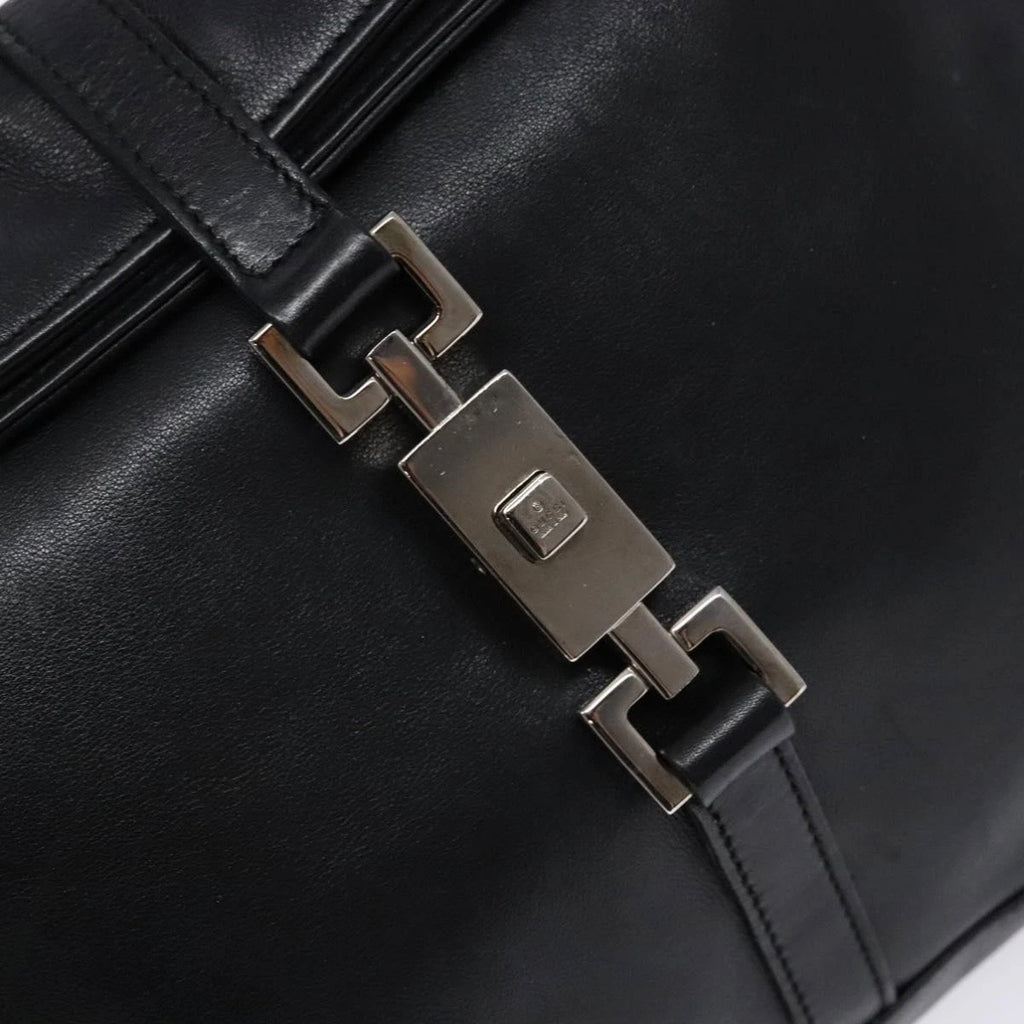 Gucci Black Leather Jackie