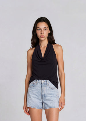 Yigal Azrouel Black Halter Top