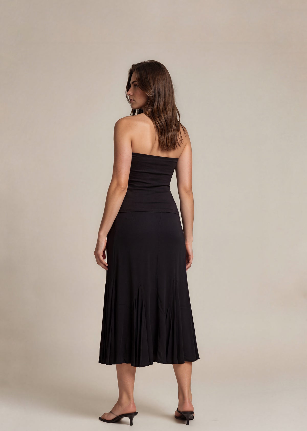 Dior Black Ruffle Skirt