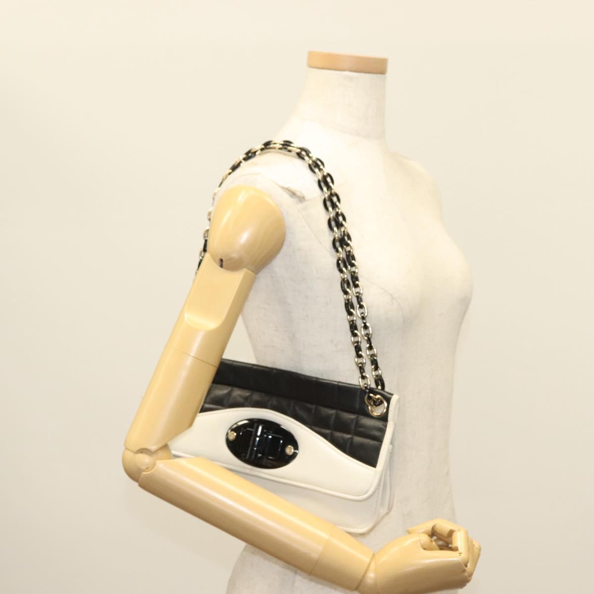 Chanel White & Black Shoulder Bag