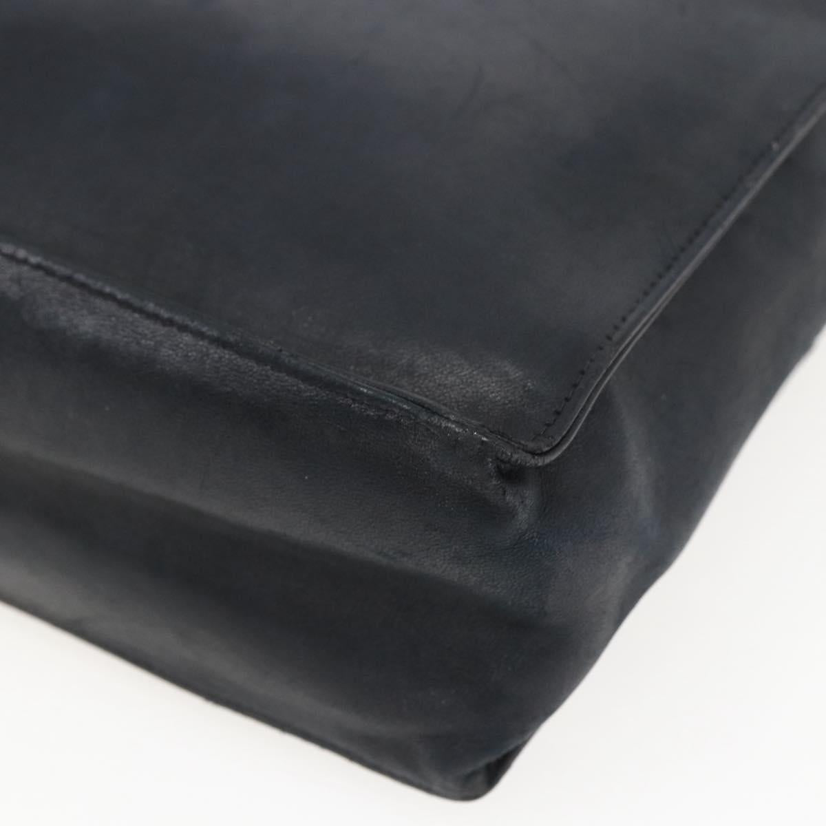 Chanel Black Leather Camelia Tote