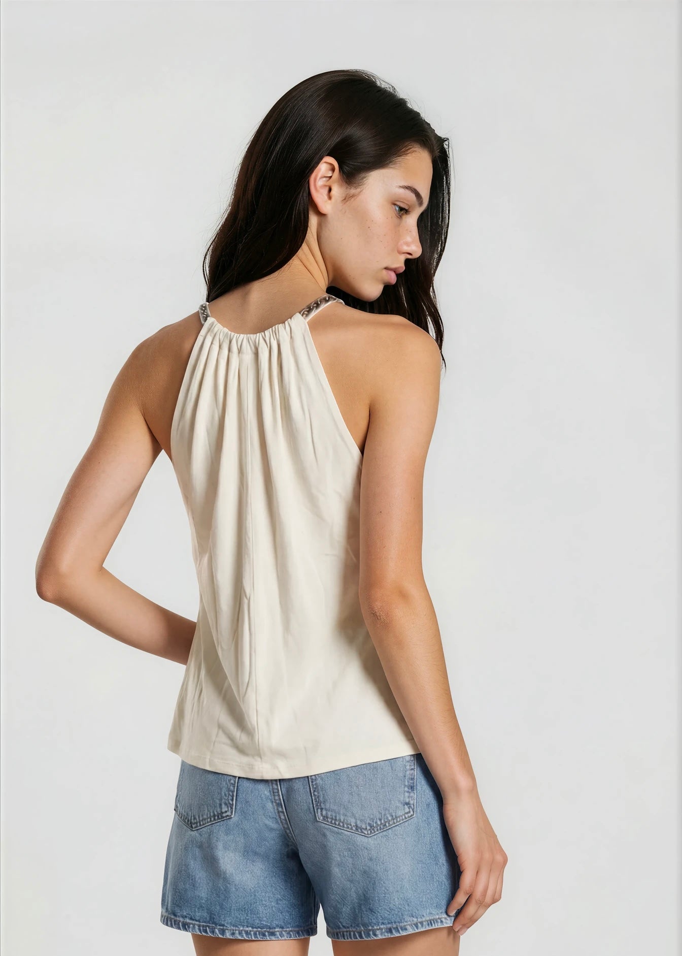 Yigal Azrouel White Chain Tank