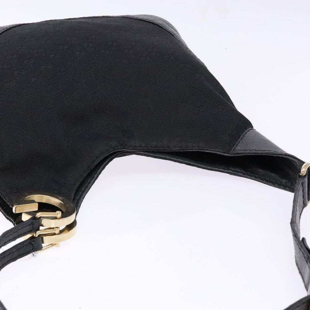 Gucci Black “G” Monogram Shoulder Bag