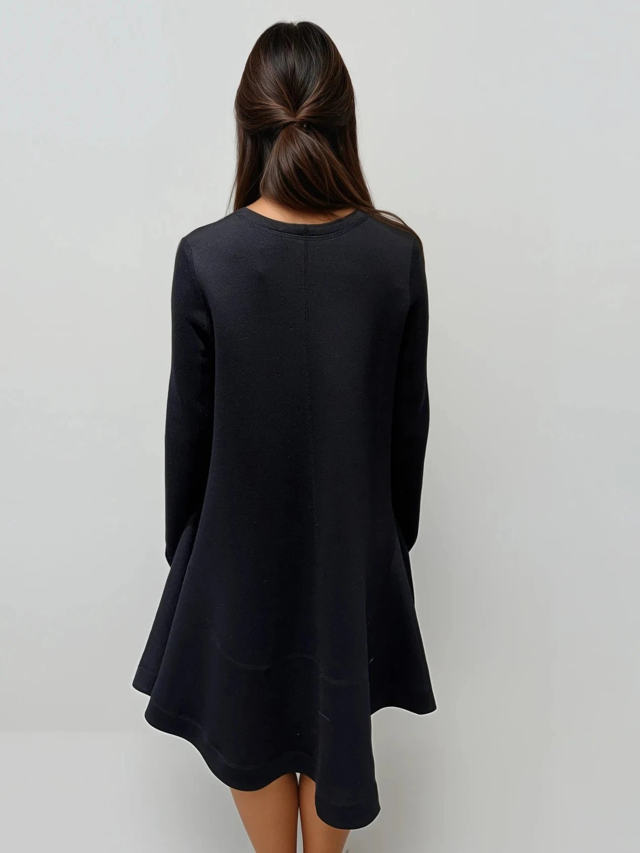 Dior Black Cape Dress