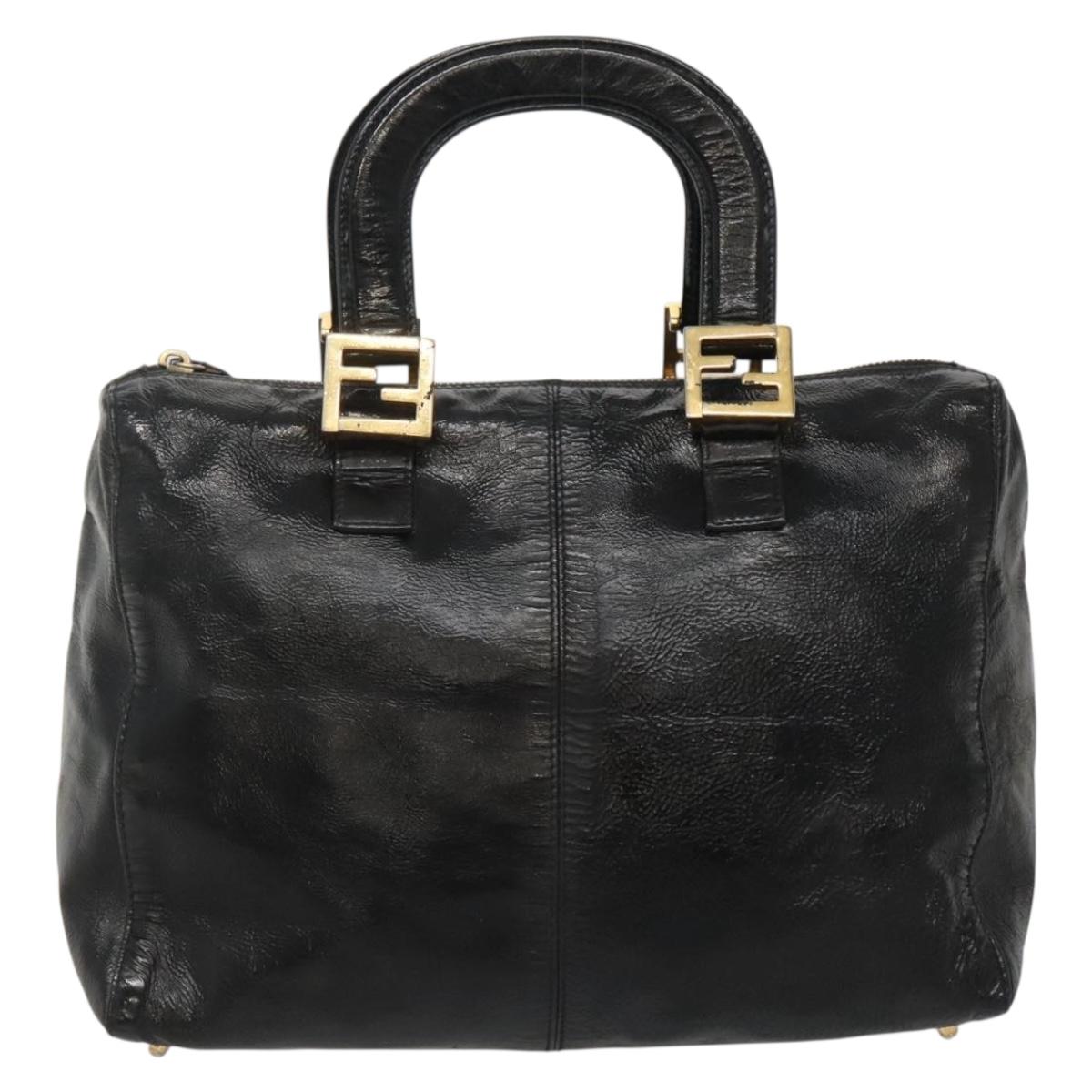 Fendi Black Leather Handbag