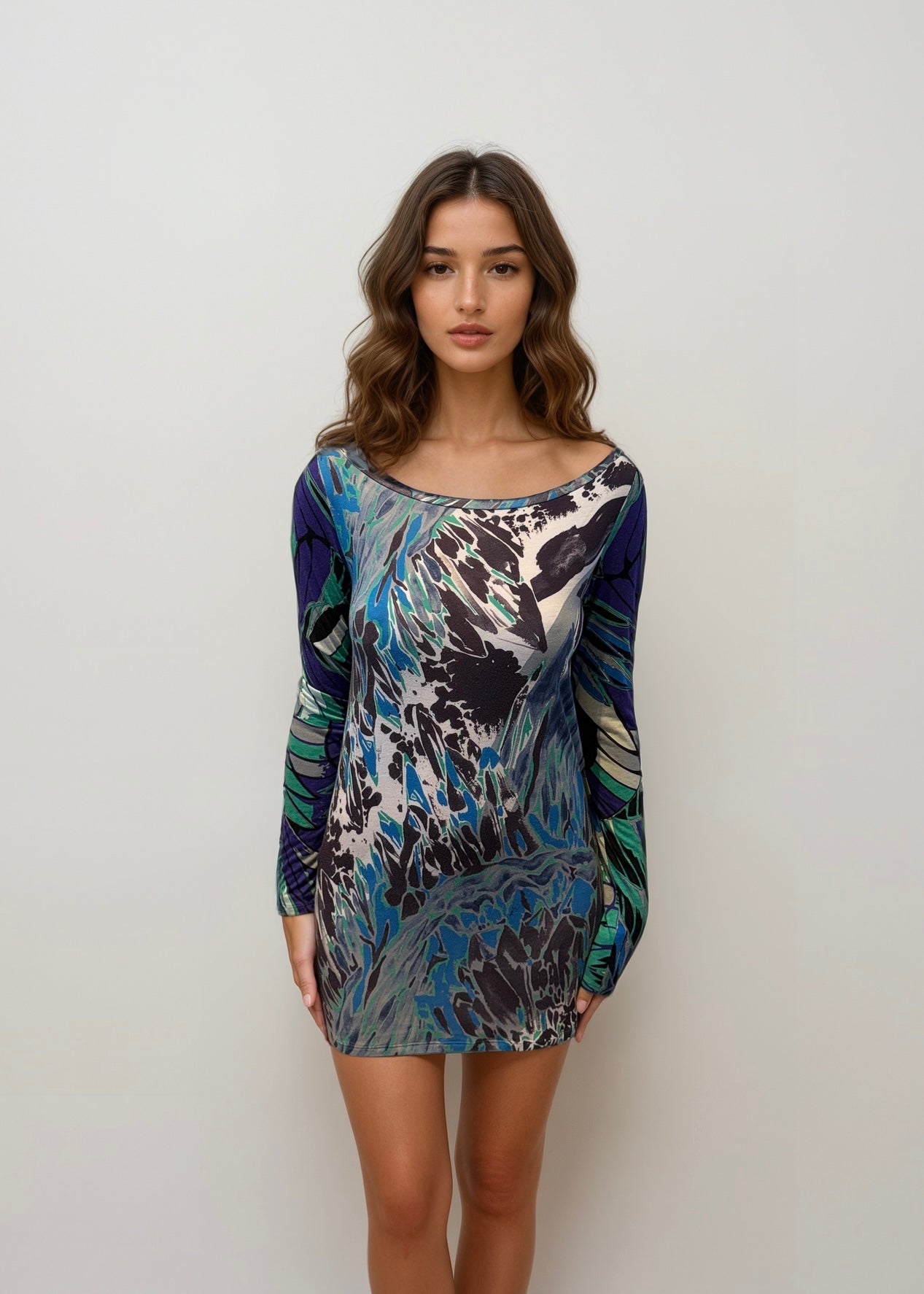 Pucci Patterned Mini Dress Pucci Patterned Mini Dress