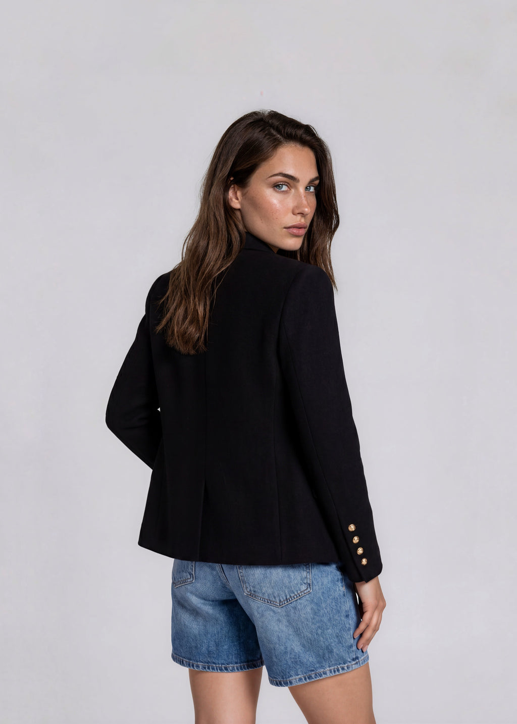 Chanel Black Tweed Blazer