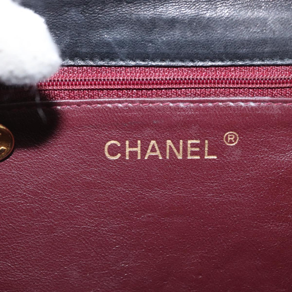 Chanel Black Leather Flap Bag