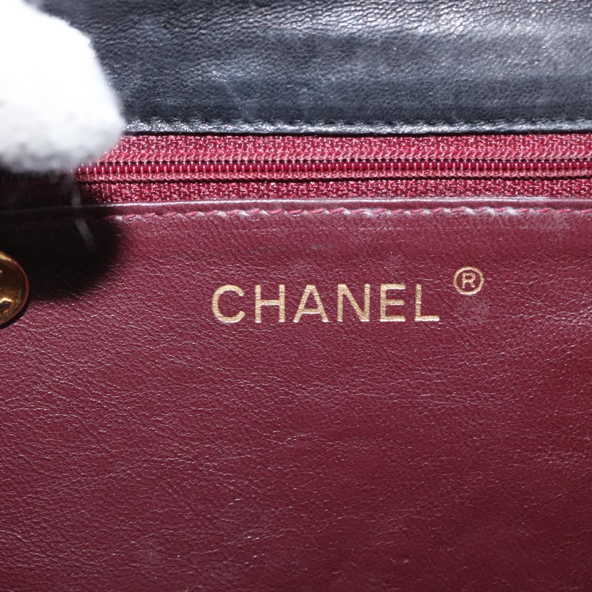 Chanel Black Leather Flap Bag