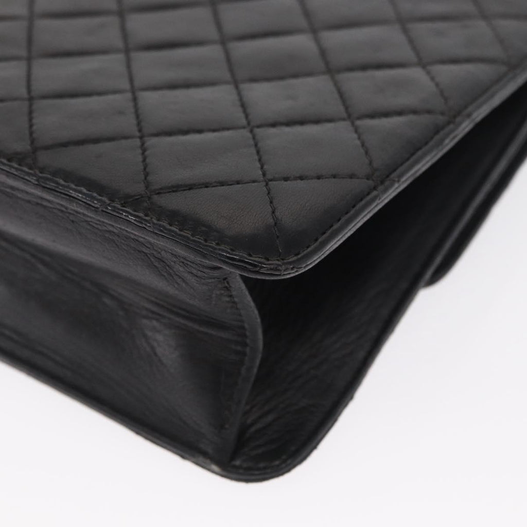 Chanel Black Leather Flap Bag