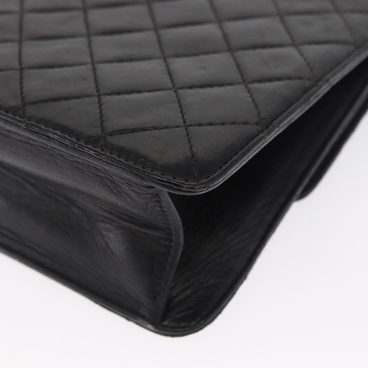 Chanel Black Leather Flap Bag