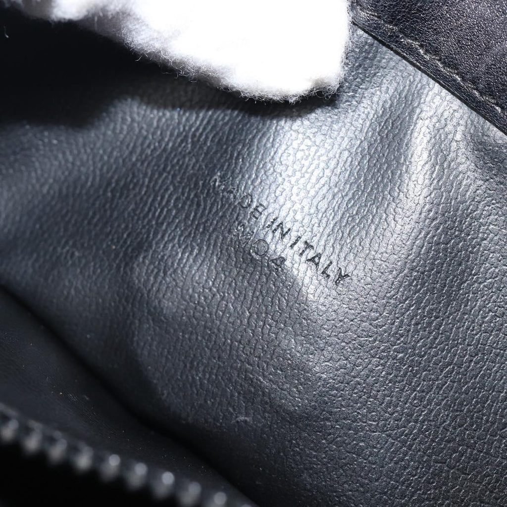 Celine Black Leather Chain Shoulder Bag