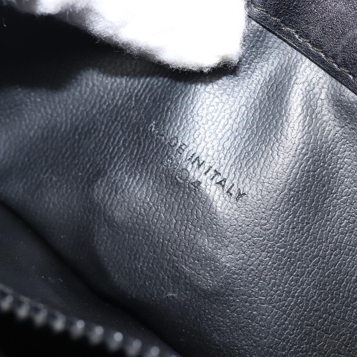 Celine Black Leather Chain Shoulder Bag