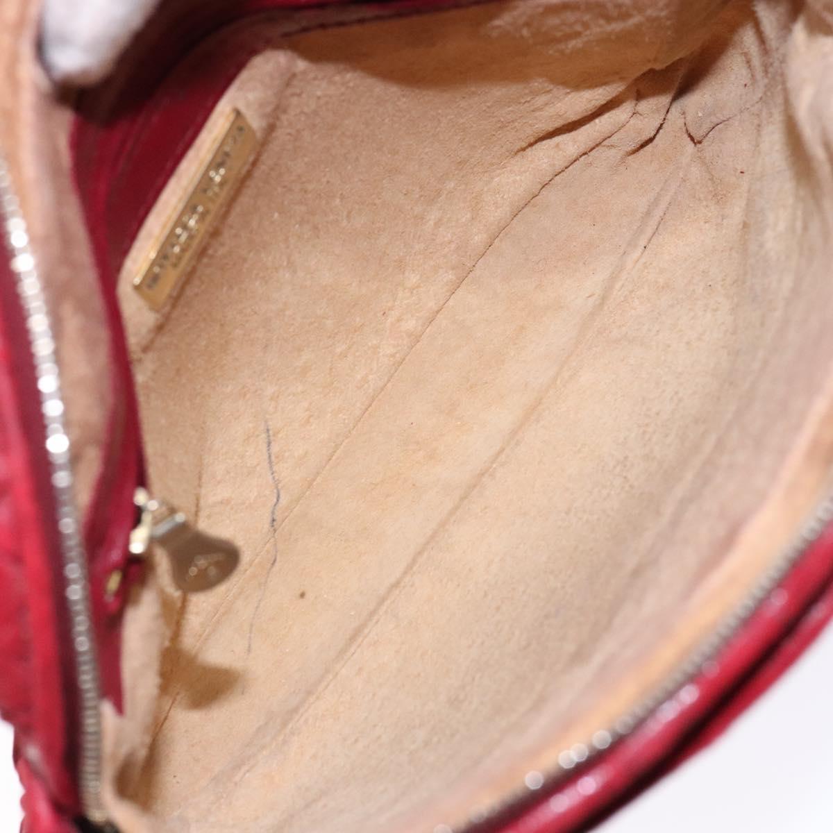 Bottega Veneta Red Intrecciato Crossbody