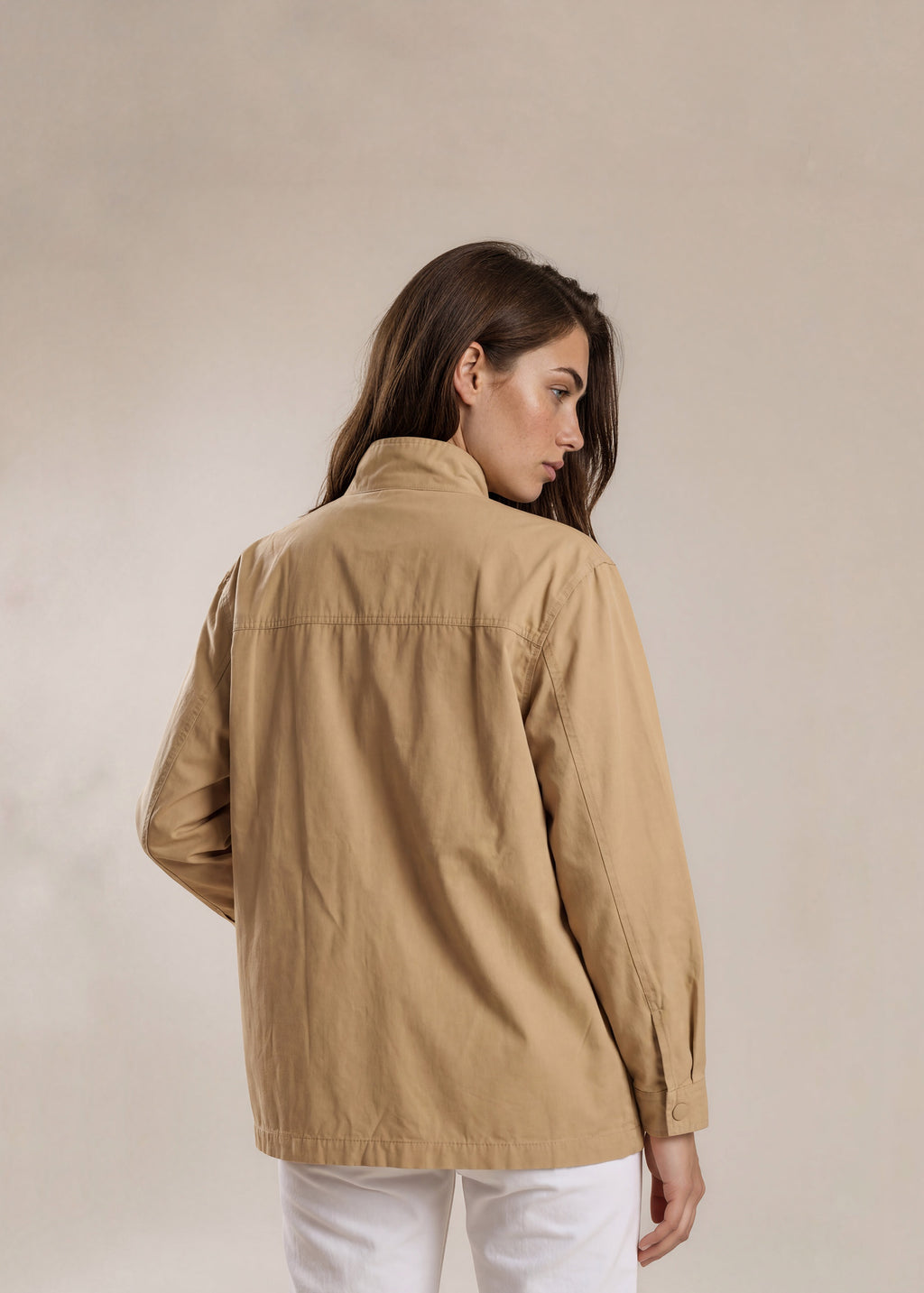 YSL Golden Yellow Windbreaker Pocket Bomber