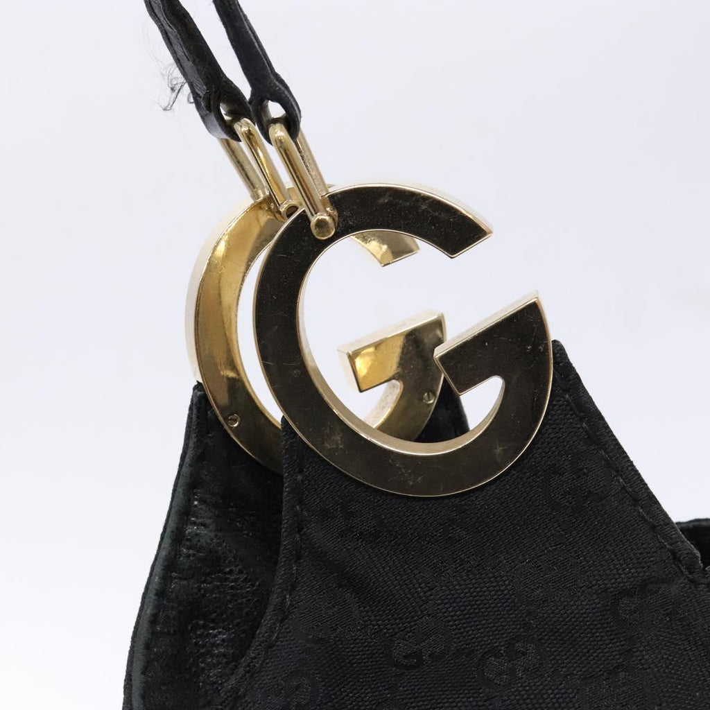 Gucci Black “G” Monogram Shoulder Bag
