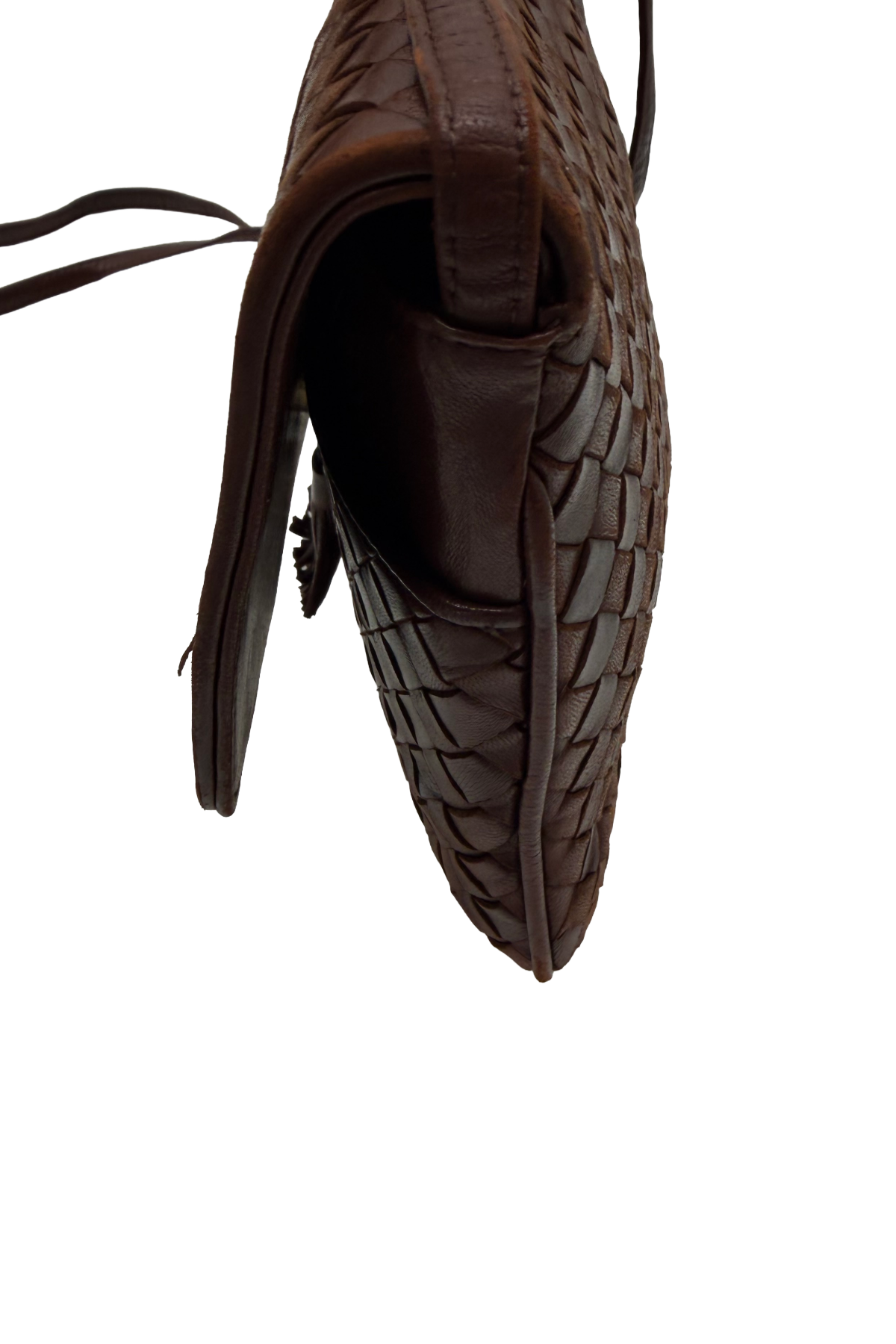 Bottega Veneta Brown Leather Crossbody