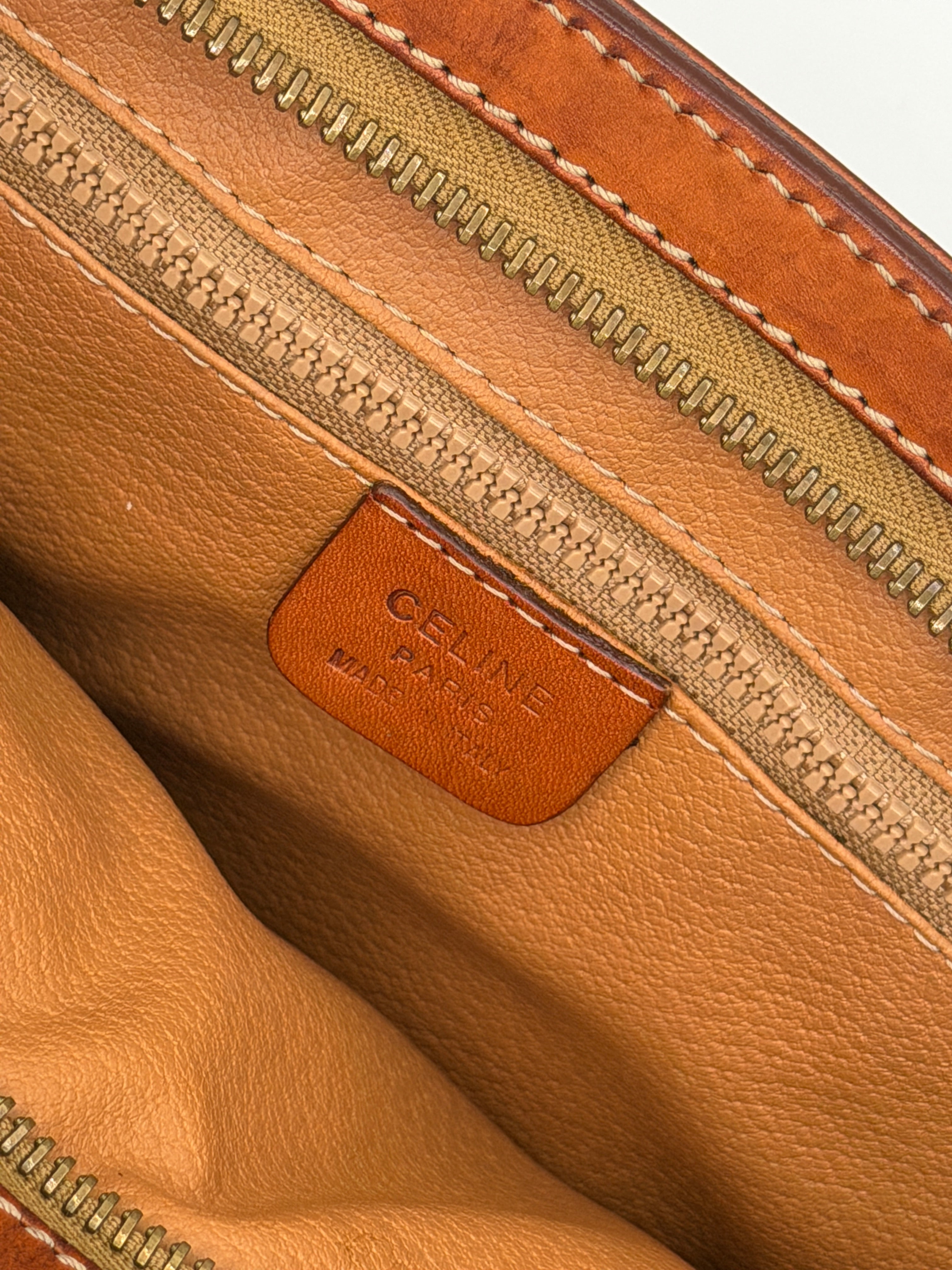 Celine Monogram Leather Clutch