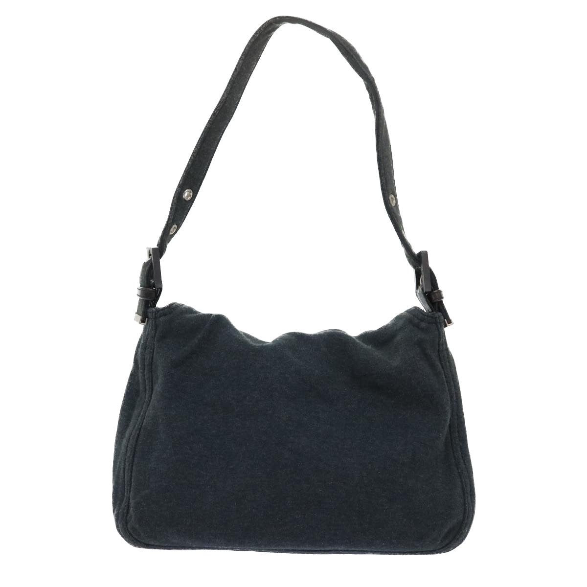 Fendi Grey Rounded Baguette