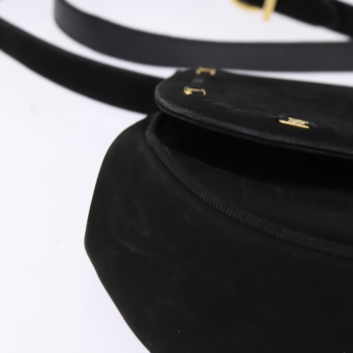 Ferragamo Suede Shoulder Bag