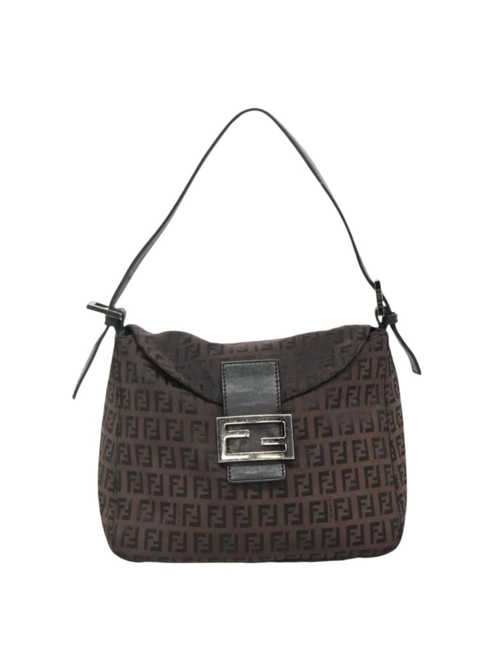 Fendi Brown Zucchino Mama Baguette
