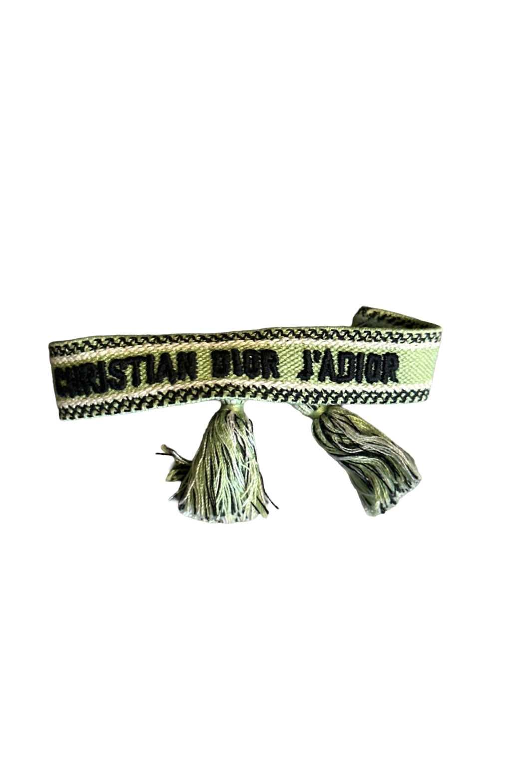Dior Green Friendship Bracelet