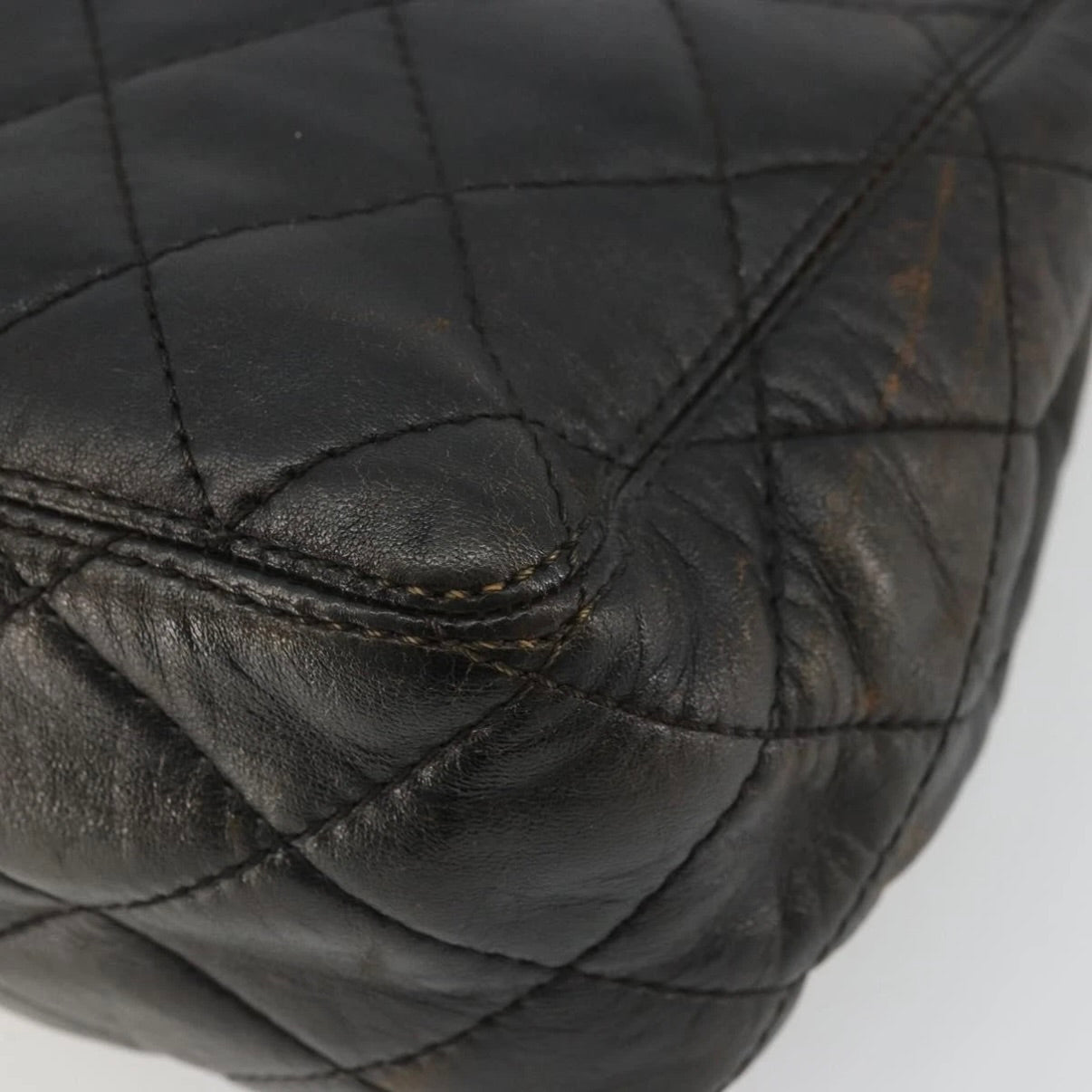 Chanel Black Leather Handbag