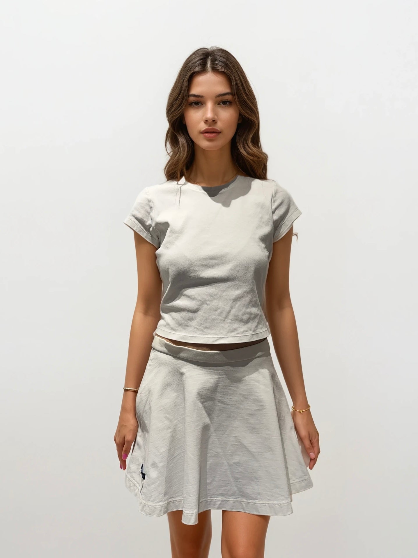 Prada White Mini Skirt