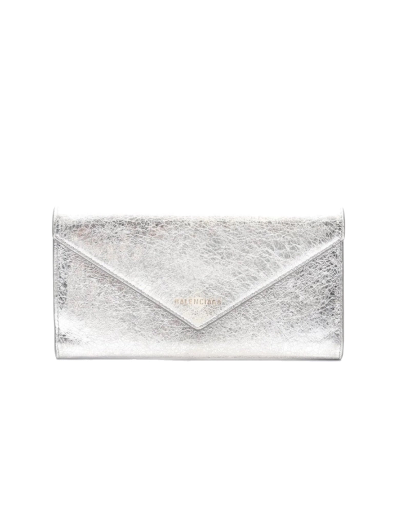 Balenciaga Envelope Silver Wallet