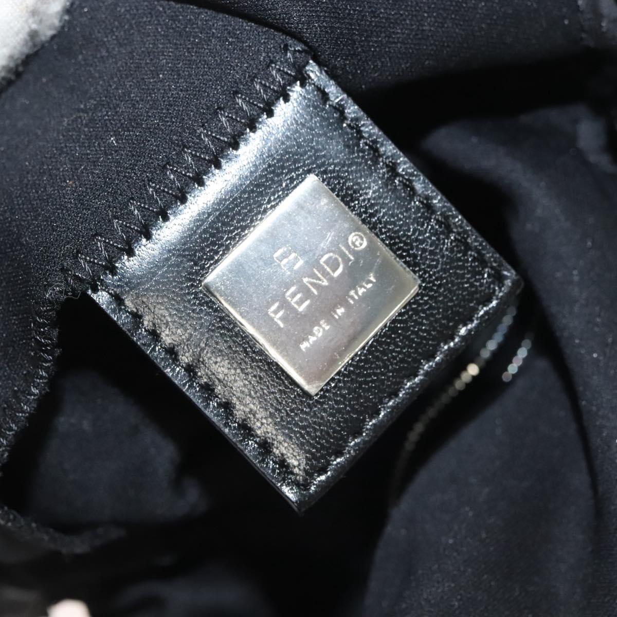 Fendi Black Rounded Baguette