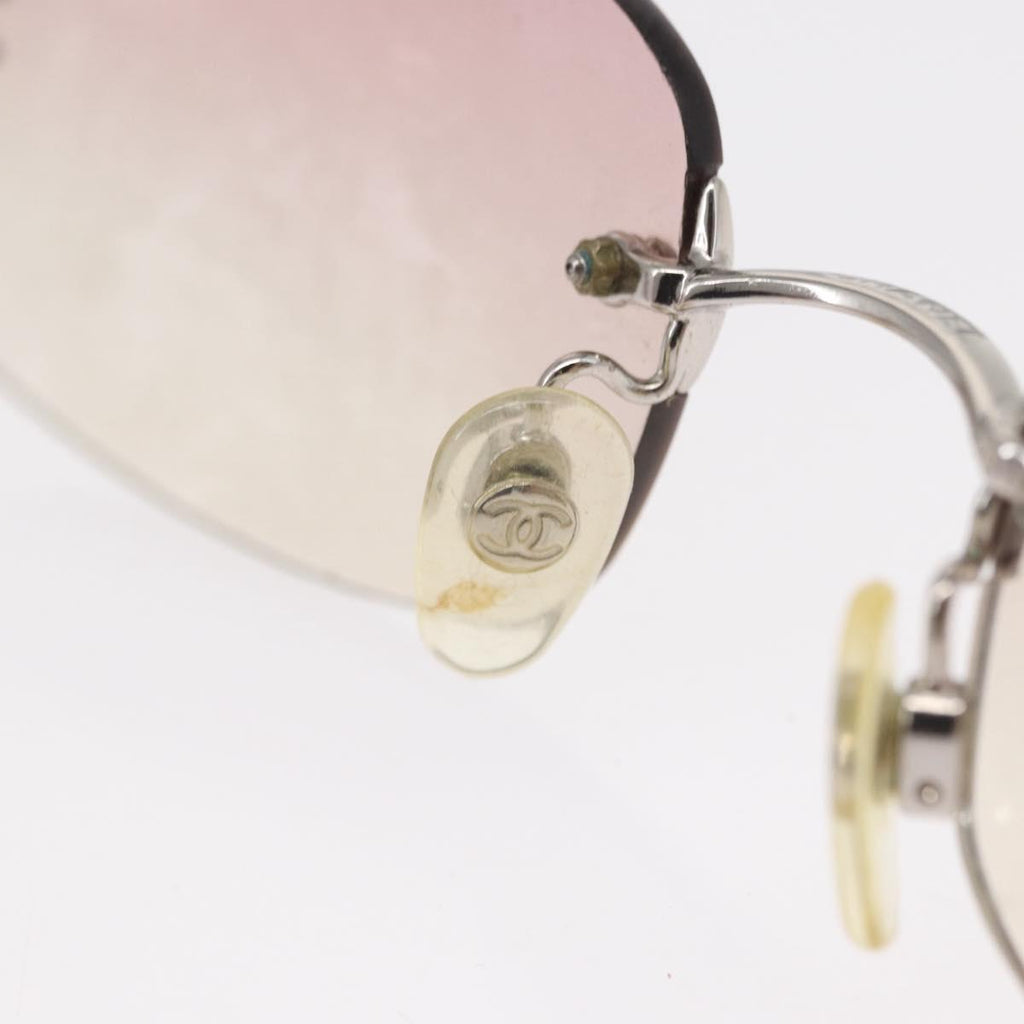 Chanel Pink Rimless Sunglasses