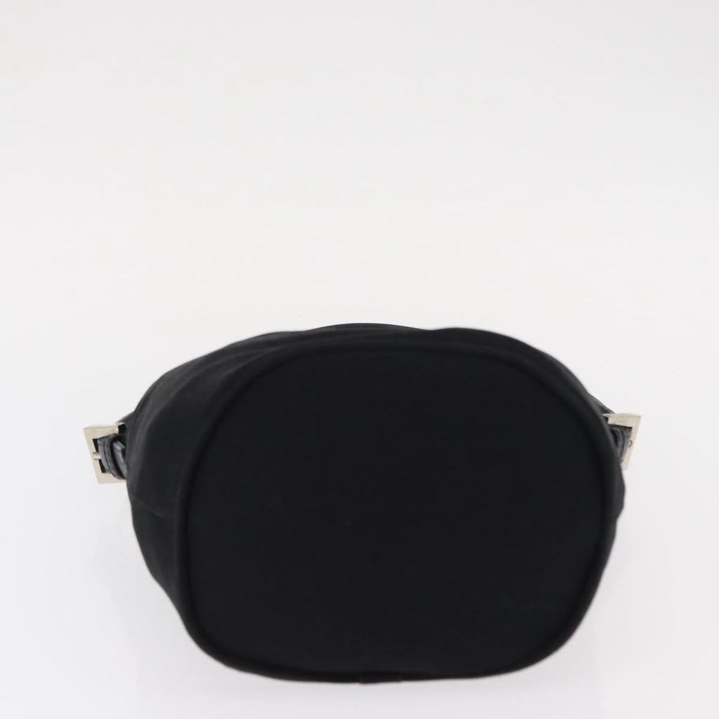 Fendi Black Rounded Baguette