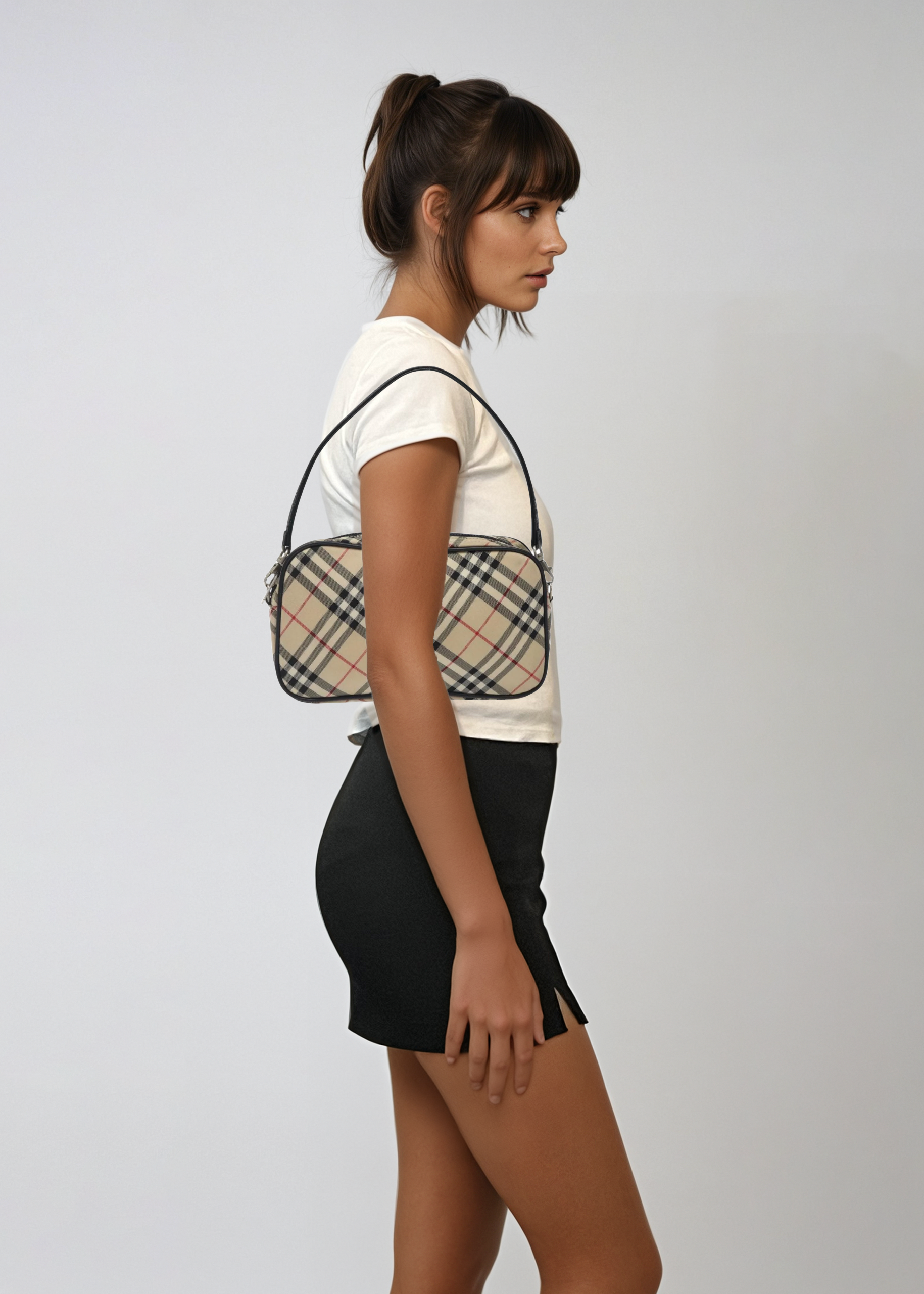 Burberry Checked Pochette